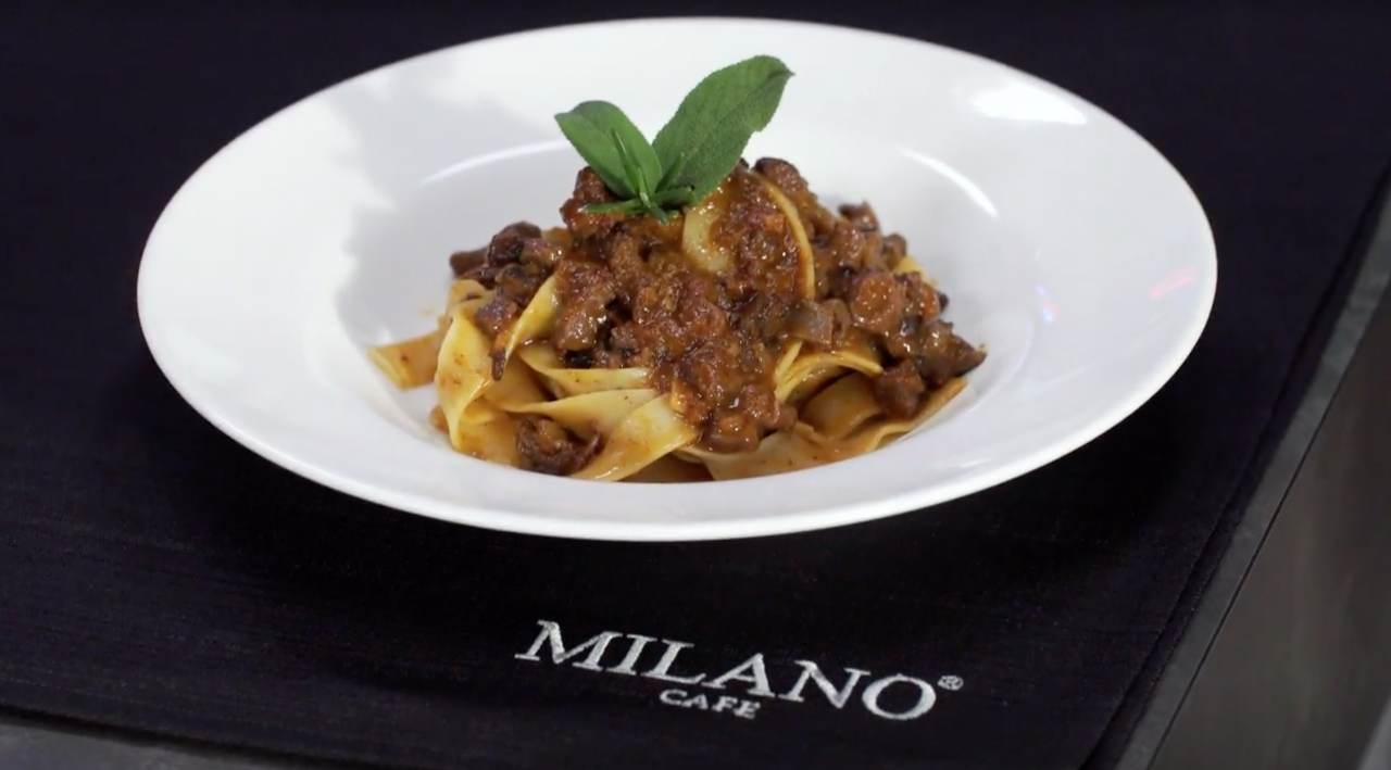 Pappardelle al ragù di lepre