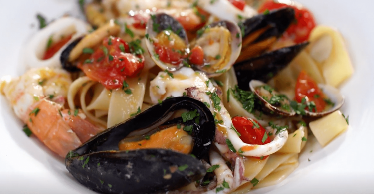 Pappardelle allo scoglio