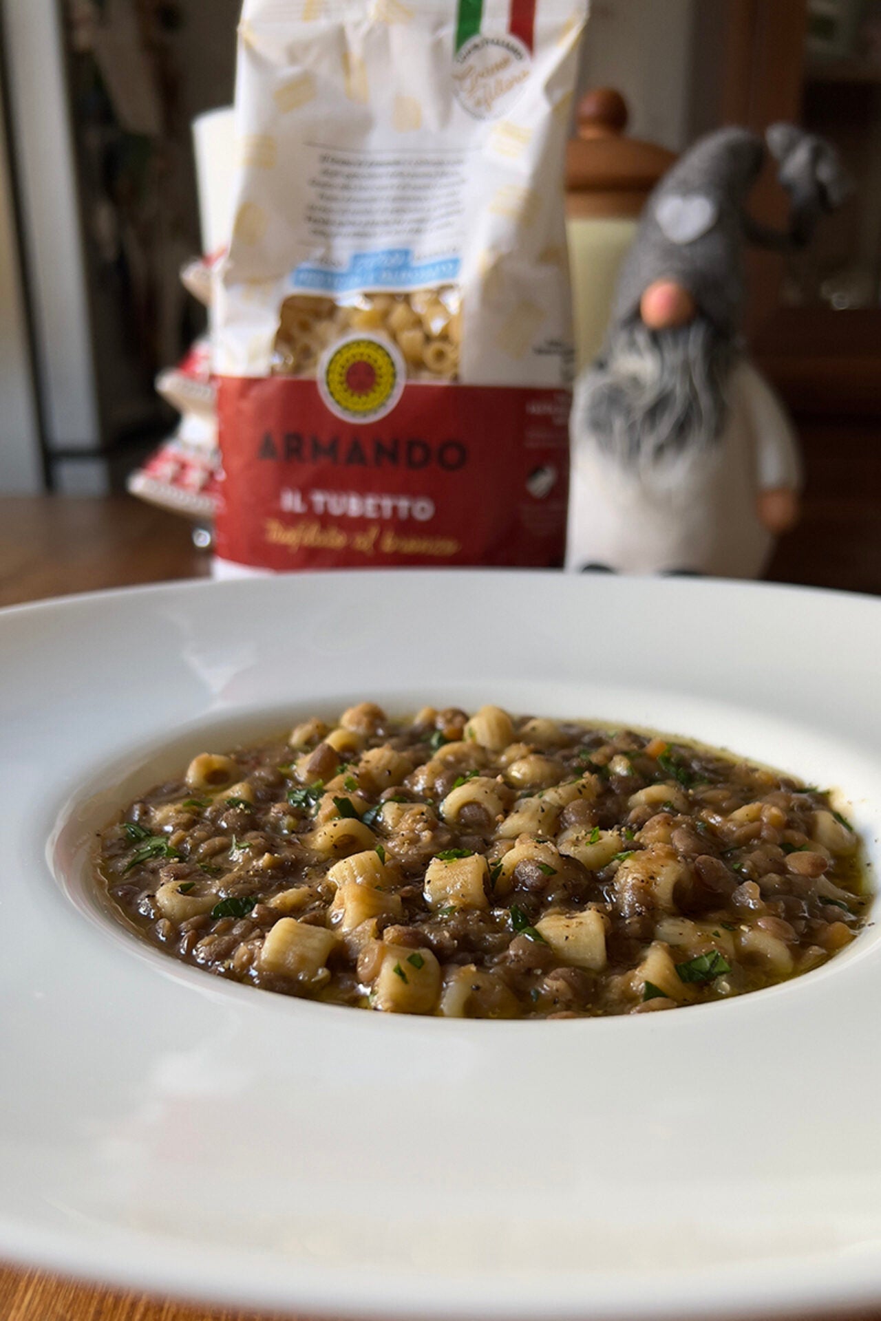 Pasta e lenticchie