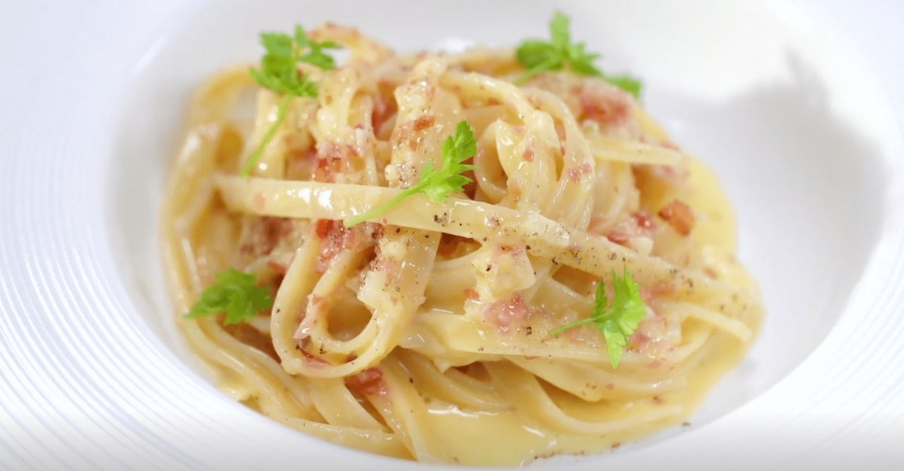 Fettuccine Alla Papalina