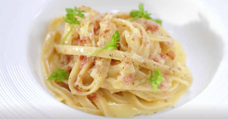 Fettuccine Alla Papalina