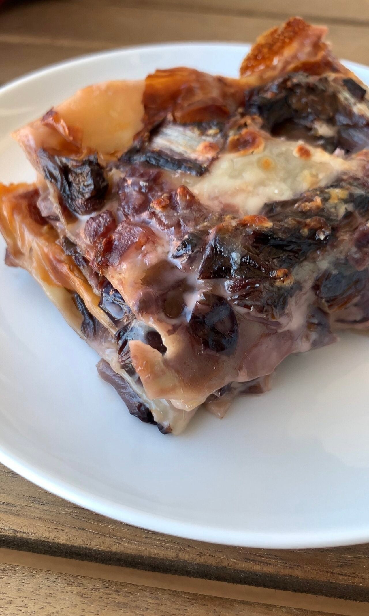 Lasagne leggere con radicchio