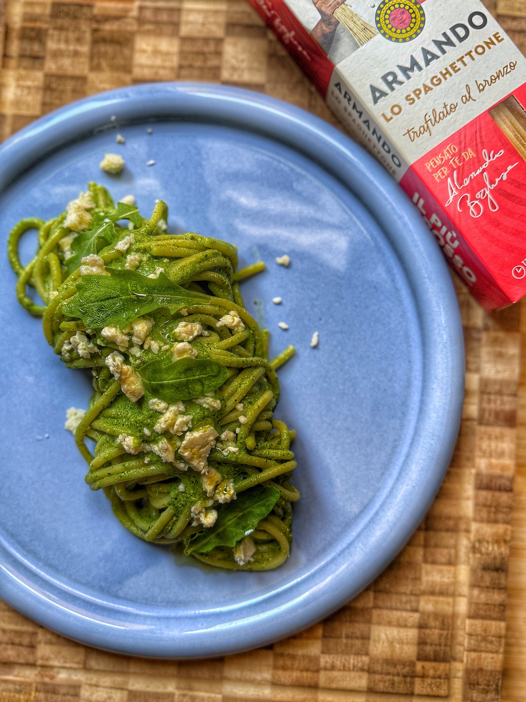 Spaghettone Rucola & Feta