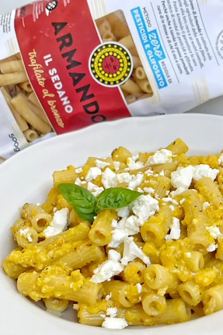 Crema di peperoni gialli e feta