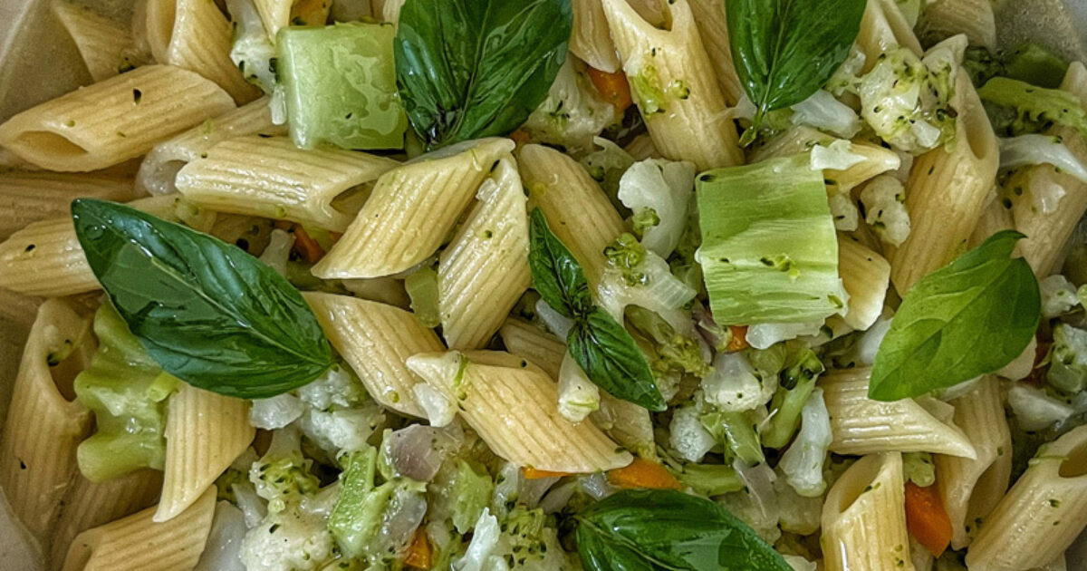 Pasta Armando  Mezze penne in minestra autunnale