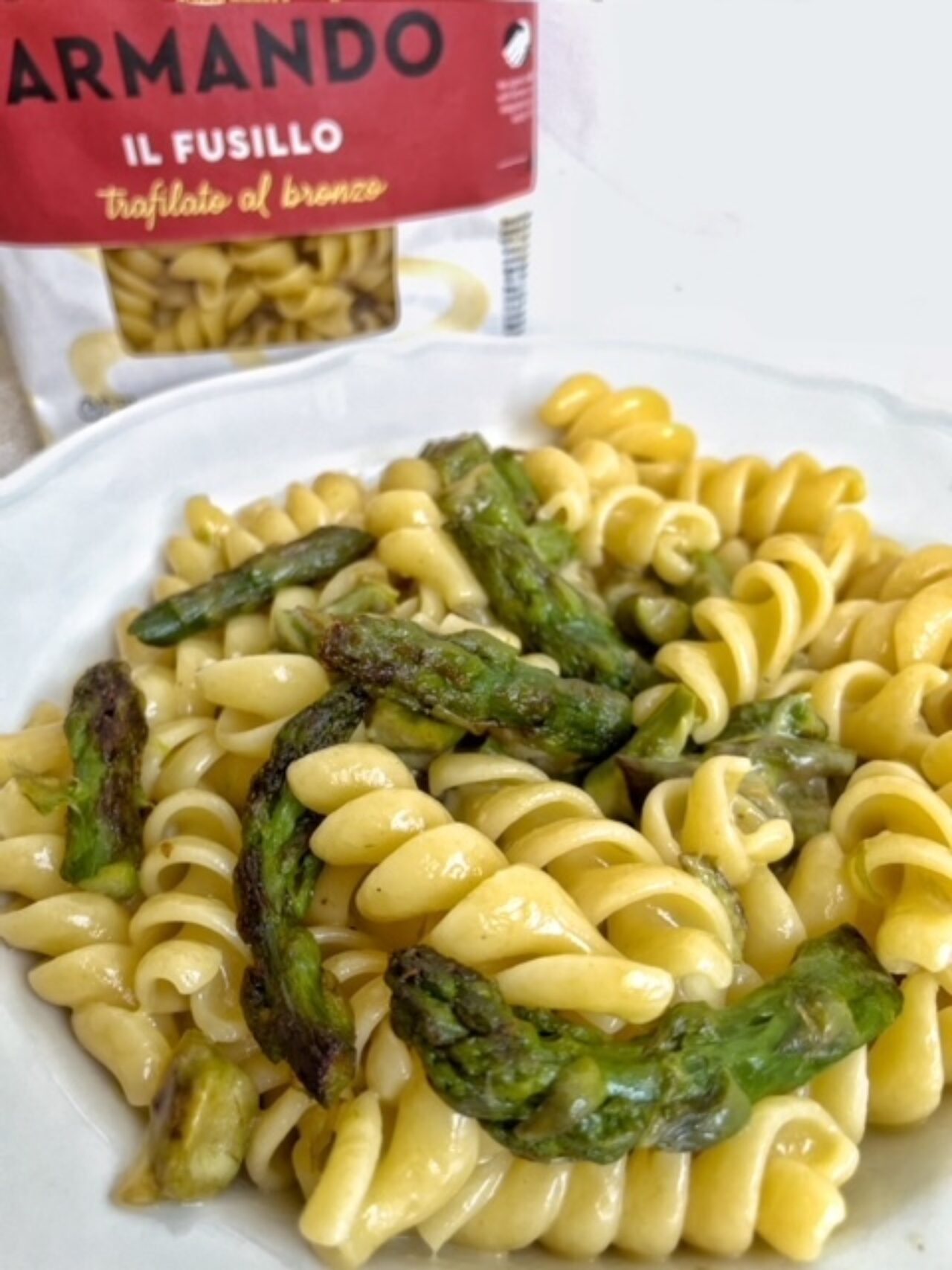 Fusilli asparagi e taleggio